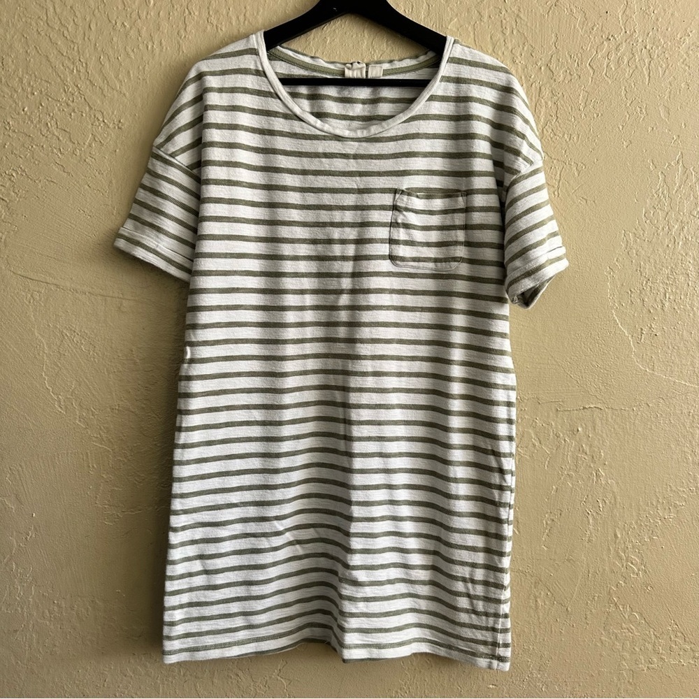 Roxy Women's Striped Midi Dress - White & Olive
